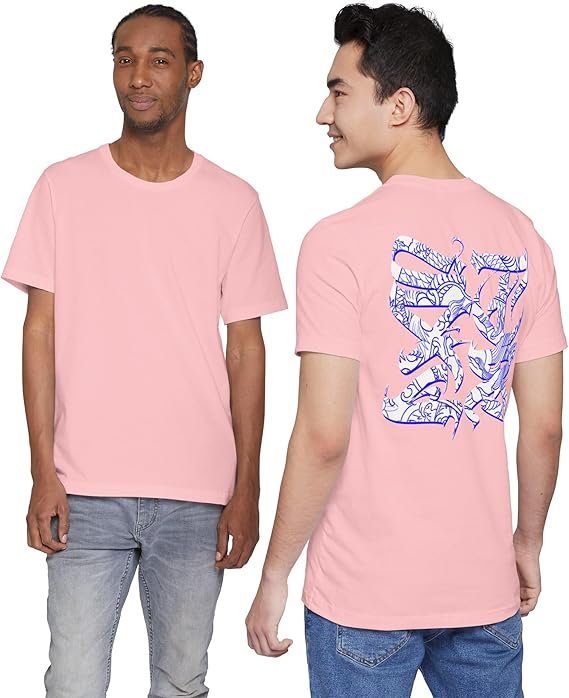 Unisex Graphic T-Shirt Abstract Line Art Design, Soft Cotton Short Sleeve Tee - Image 7