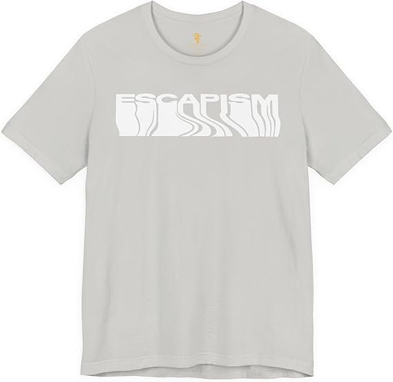 Unisex Graphic T-Shirt – Retro Wavy Text Short Sleeve Tee